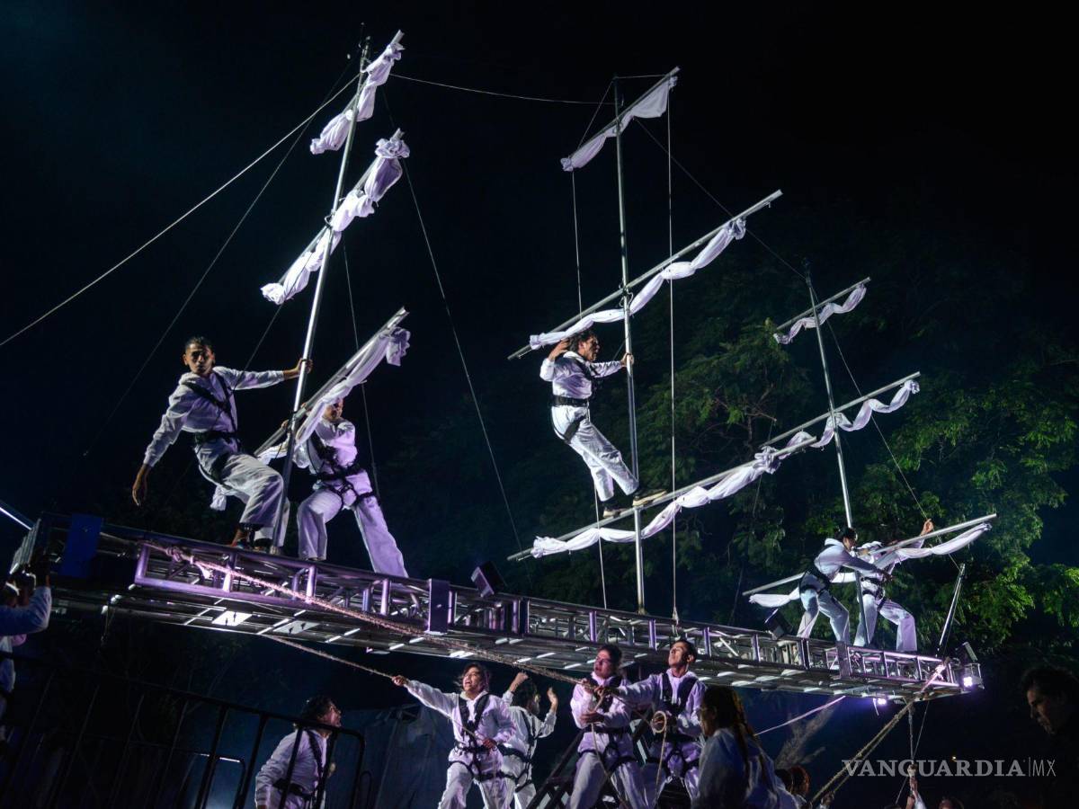 $!La Fura dels Baus, compañía de teatro originaria de España, presentó En un lugar de Guanajuato en el marco del 50 Festival Internacional Cervantino (FIC).