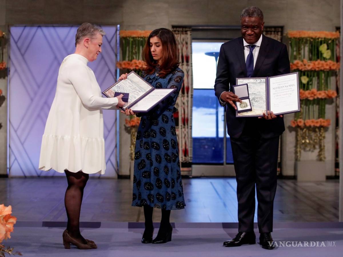 $!Nadia Murad y Denis Mukwege ganadores del Nobel de la Paz exigen el fin de la impunidad de la violencia sexual