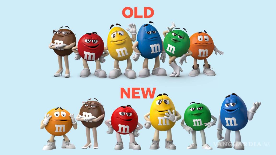 $!Entre los cambios más notables, el M&amp;M verde dejó atrás sus sexys botas, mientras que los demás personajes sufrieron un rediseño en sus looks.