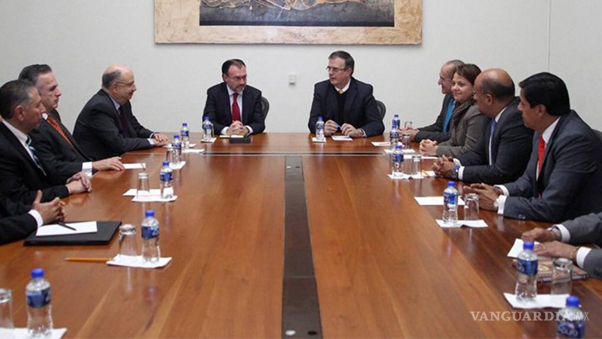 Videgaray, Ebrard y Seade sostienen reunión en SRE