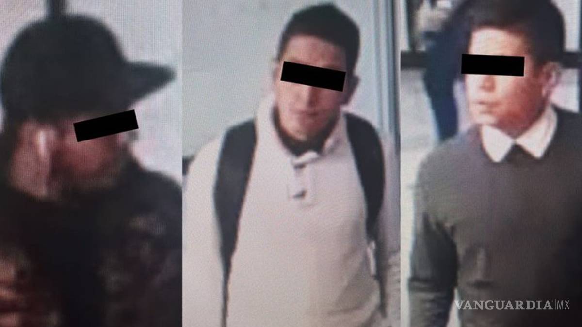 Difunden fotos de 3 presuntos asaltantes de la Casa de Moneda