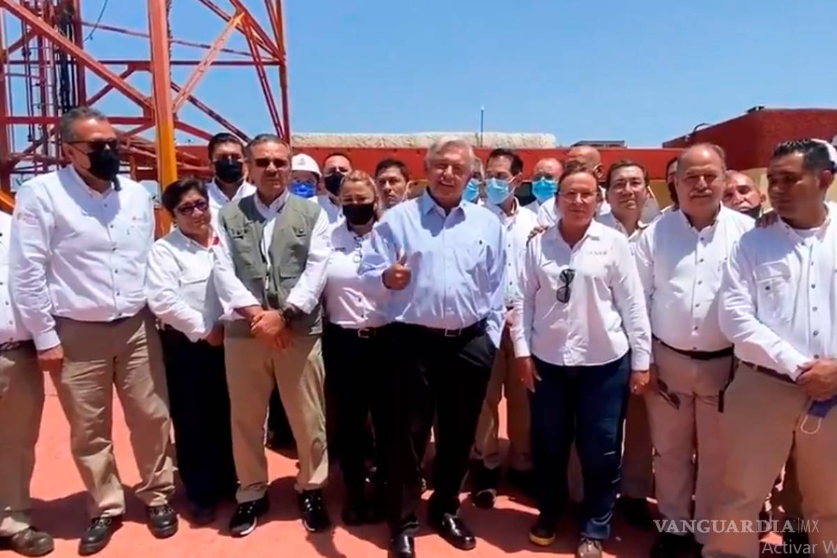 Vamos a rescatar Pemex: López Obrador, desde Cadereyta, NL