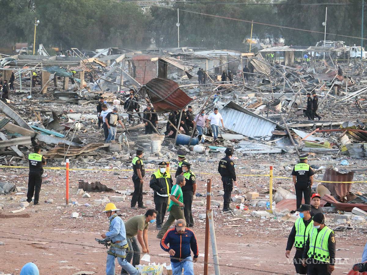 $!Las terribles imágenes que dejó la explosión en Tultepec