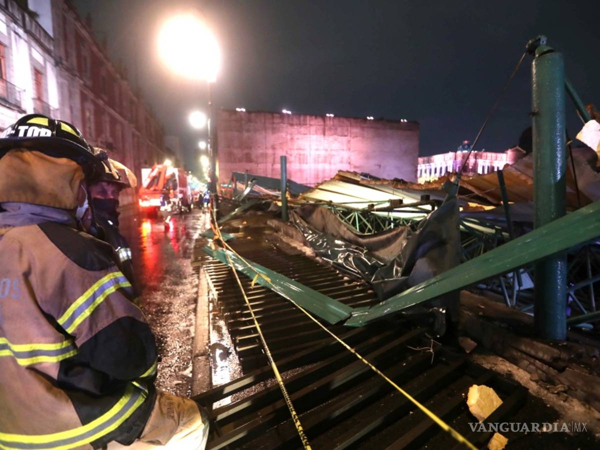 $!Tlaloc deja caer toda su furia contra el Templo Mayor con fuerte aguacero y granizada (fotos)
