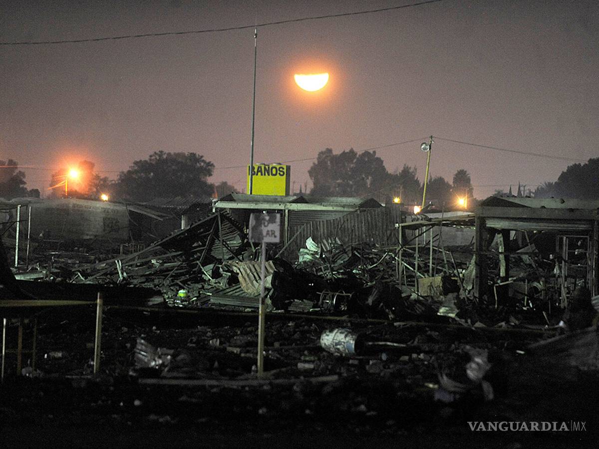 $!Las terribles imágenes que dejó la explosión en Tultepec