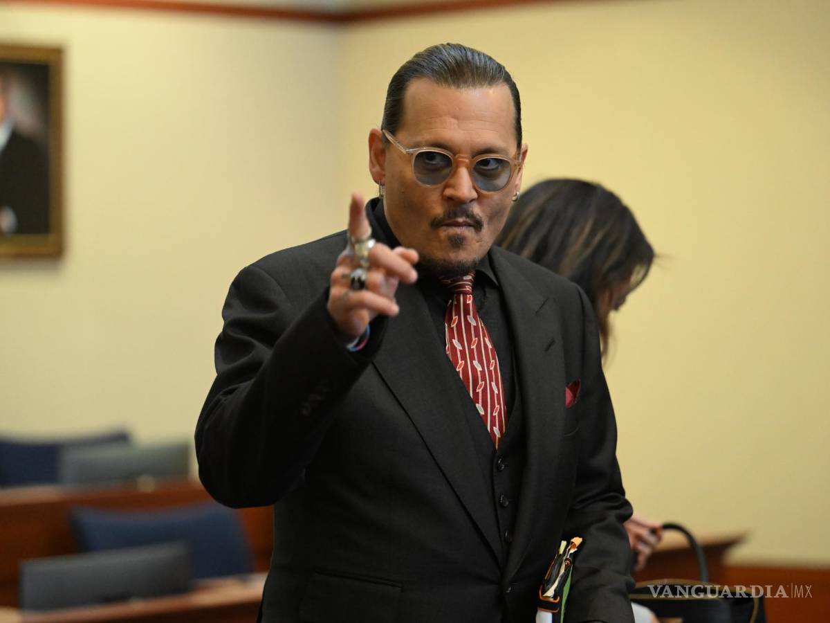 $!Johnny Deppe n la corte de Fairfax, Virginia.