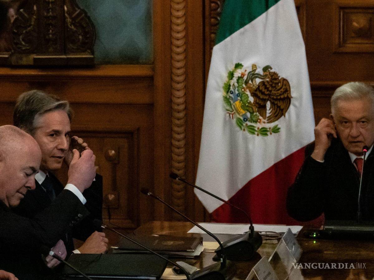 $!Andrés Manuel López Obrador, presidente de México, encabezó la reunión de alta seguridad con la delegación estadounidense liderada por Anthony Blinken, secretario de Estado | Foto: Cuartoscuro