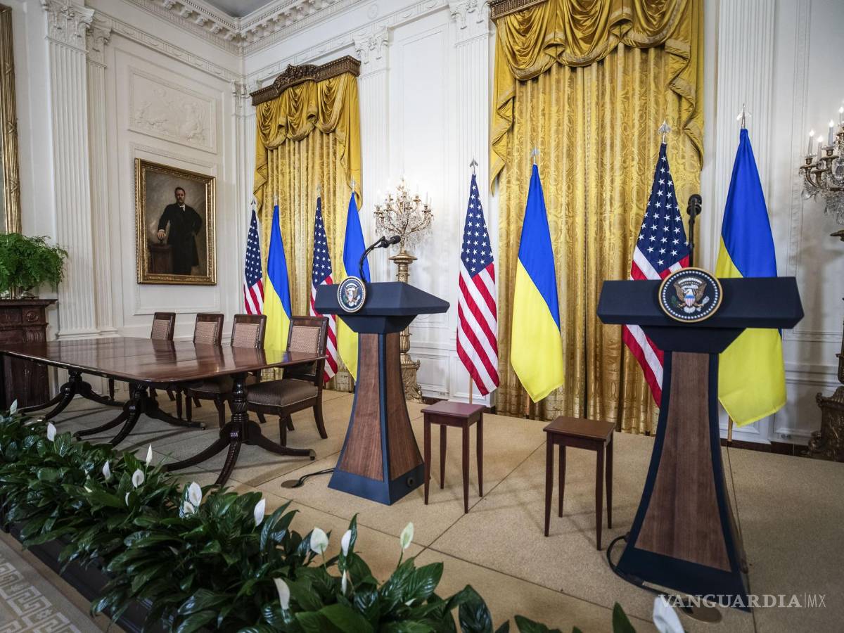 $!La conferencia de prensa y la firma de acuerdo propuesto por el presidente Trump se cancelaron después de la reunión polémica entre Zelenskyi y Trump.