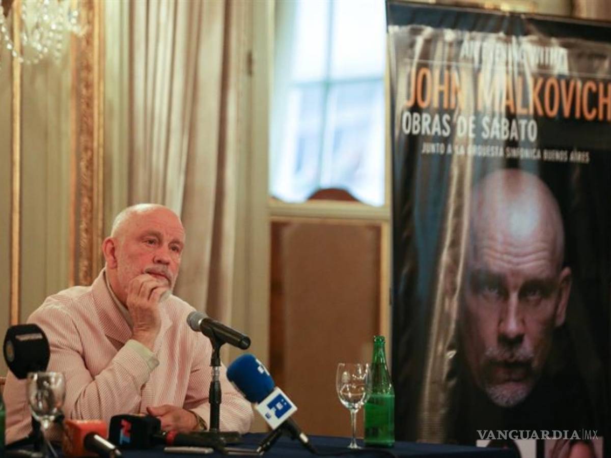 $!John Malkovich, protagonista sinfónico de Sabato y Tolstói en Buenos Aires