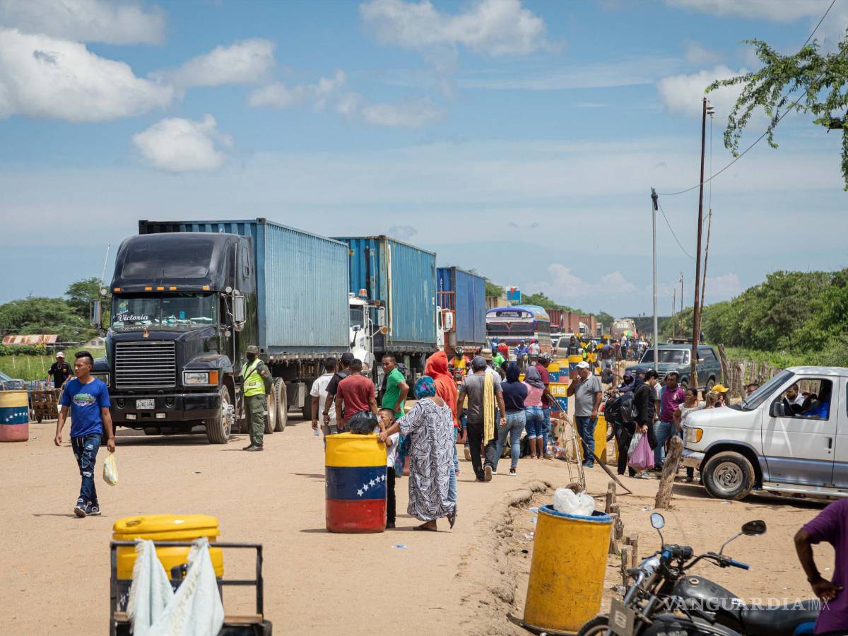$!El paso fronterizo conocido como La Raya, en La Guajira.