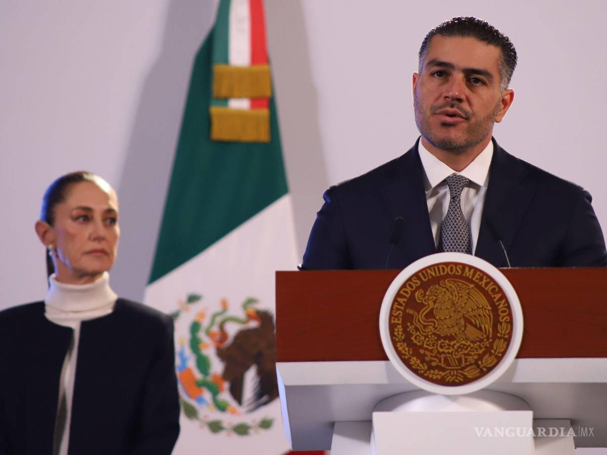 $!Omar García Harfuch, secretario de Seguridad, presenta su estrategia de seguridad para los siguientes seis años.