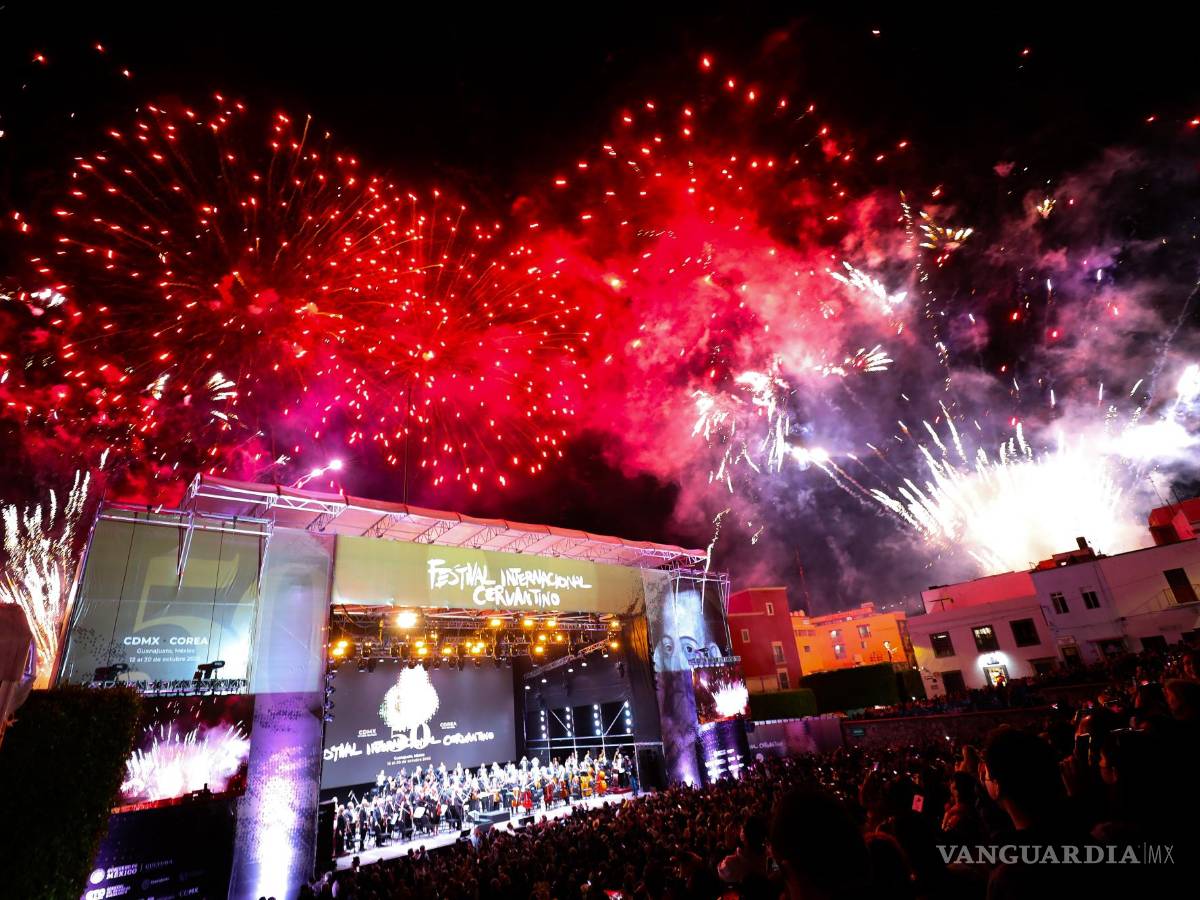 $!Inauguración de la 50 edición del Festival Internacional Cervantino en la Alhóndiga de Granaditas, en Guanajuato (México).