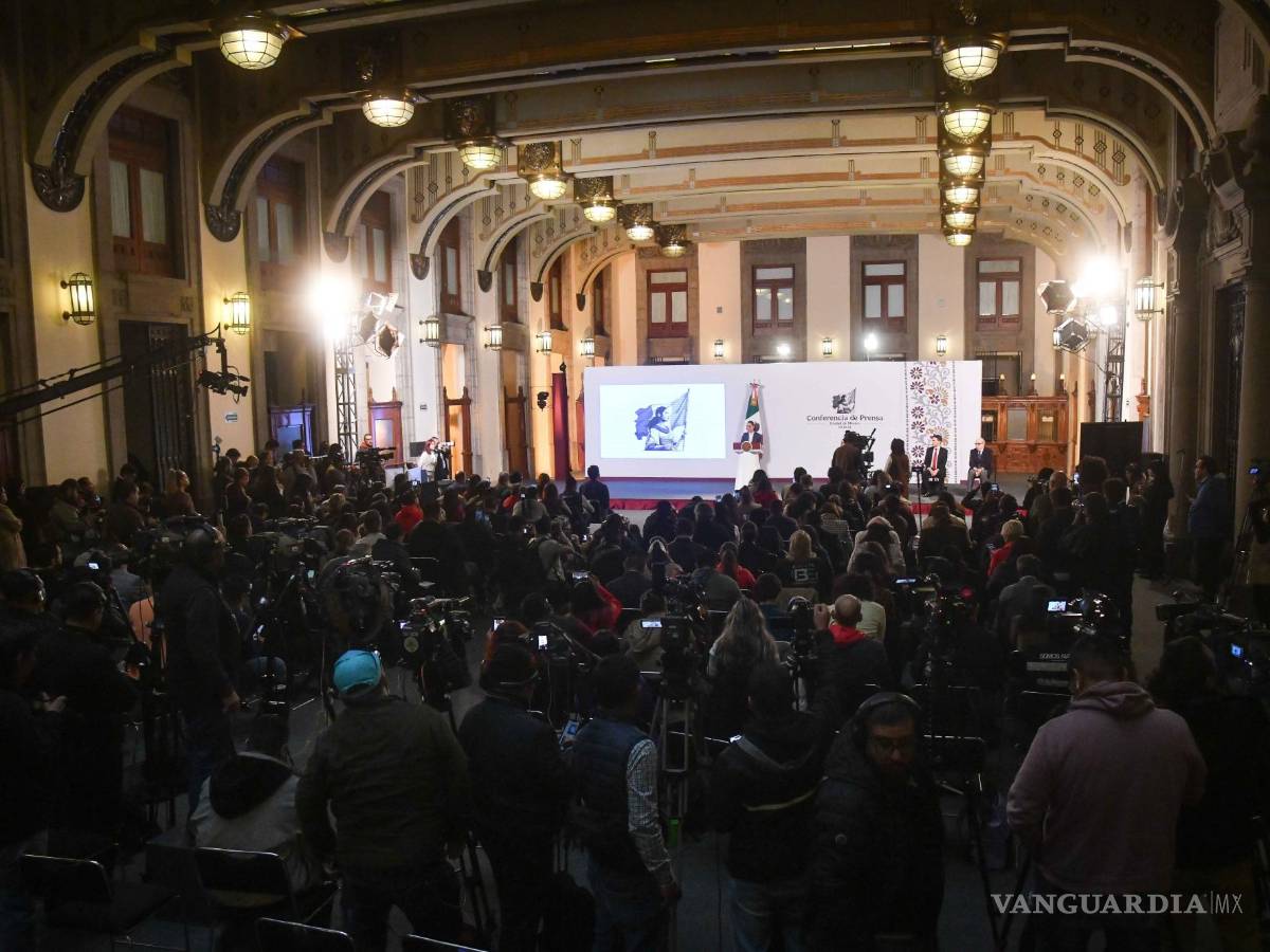 $!La Presidenta tuvo ayer su primera conferencia matutina desde Palacio Nacional.