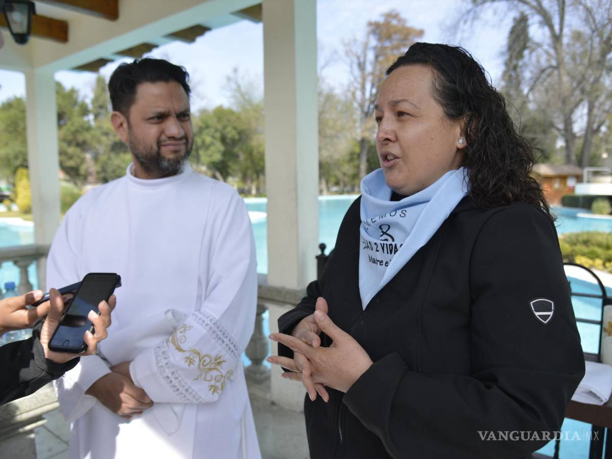 $!Respecto a la llegada de la nueva clínica en Saltillo refirió que “lo ven con mucha tristeza, sin embargo, no perderán la fe, ni la esperanza porque están seguros qué hay más de los que quieren respetarla”.