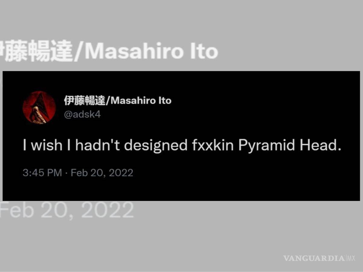 $!Al entrar a la página web podemos ver el mensaje de Masahiro Ito, diseñador de Pyramid Head, quien hace unas semanas lamentó haber diseñado al personaje.