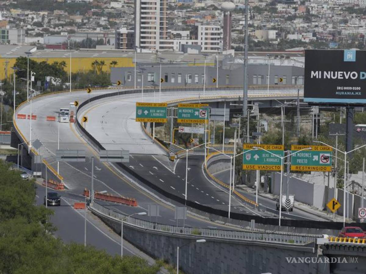 $!Este viaducto conectaría desde la autopista de Saltillo hasta el aeropuerto de Monterrey.