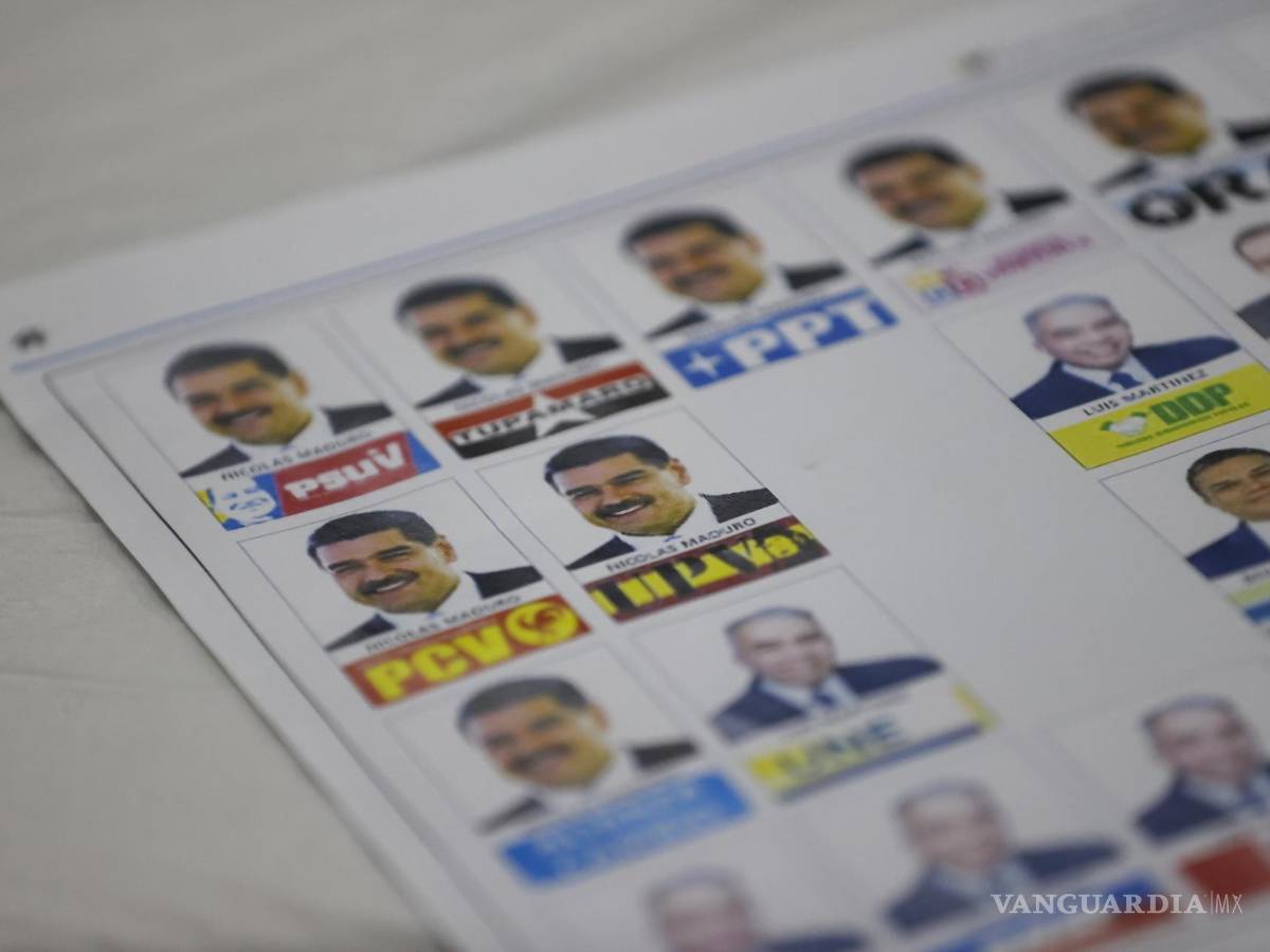 $!Una boleta de votación de las próximas elecciones en Venezuela.