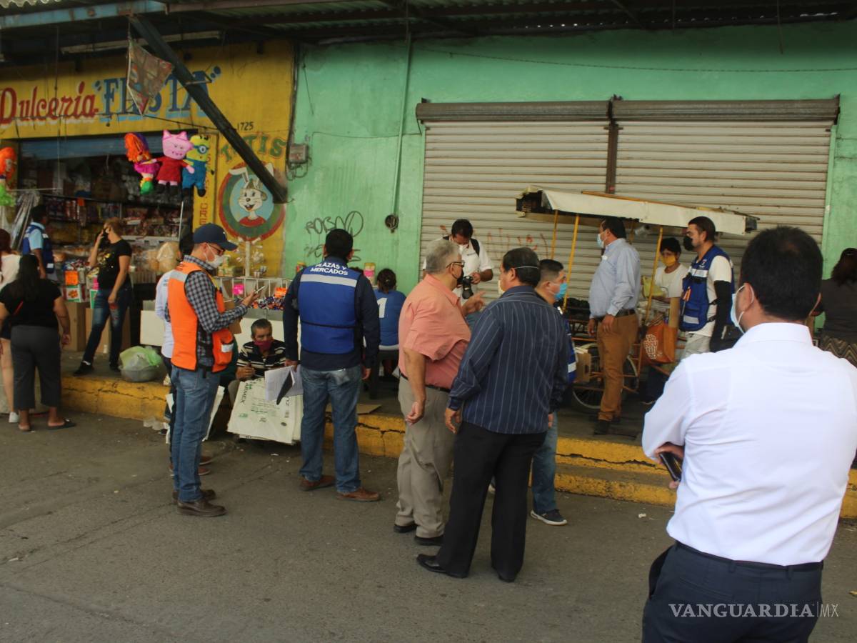 $!Realizan operativo de inspección en mercado Alianza de Torreón
