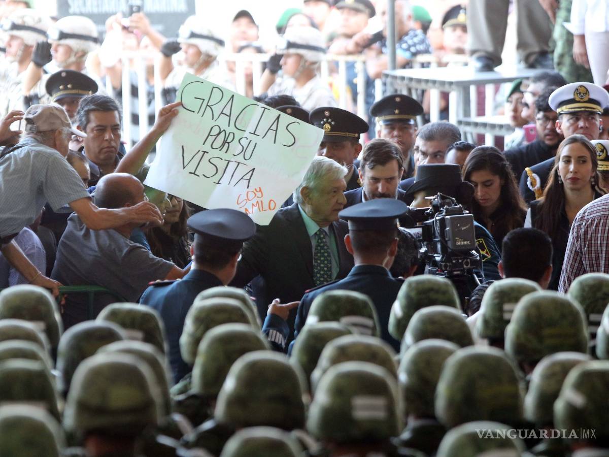 $!'Nunca más un presidente debe inmiscuirse en elecciones': AMLO desde Piedras Negras
