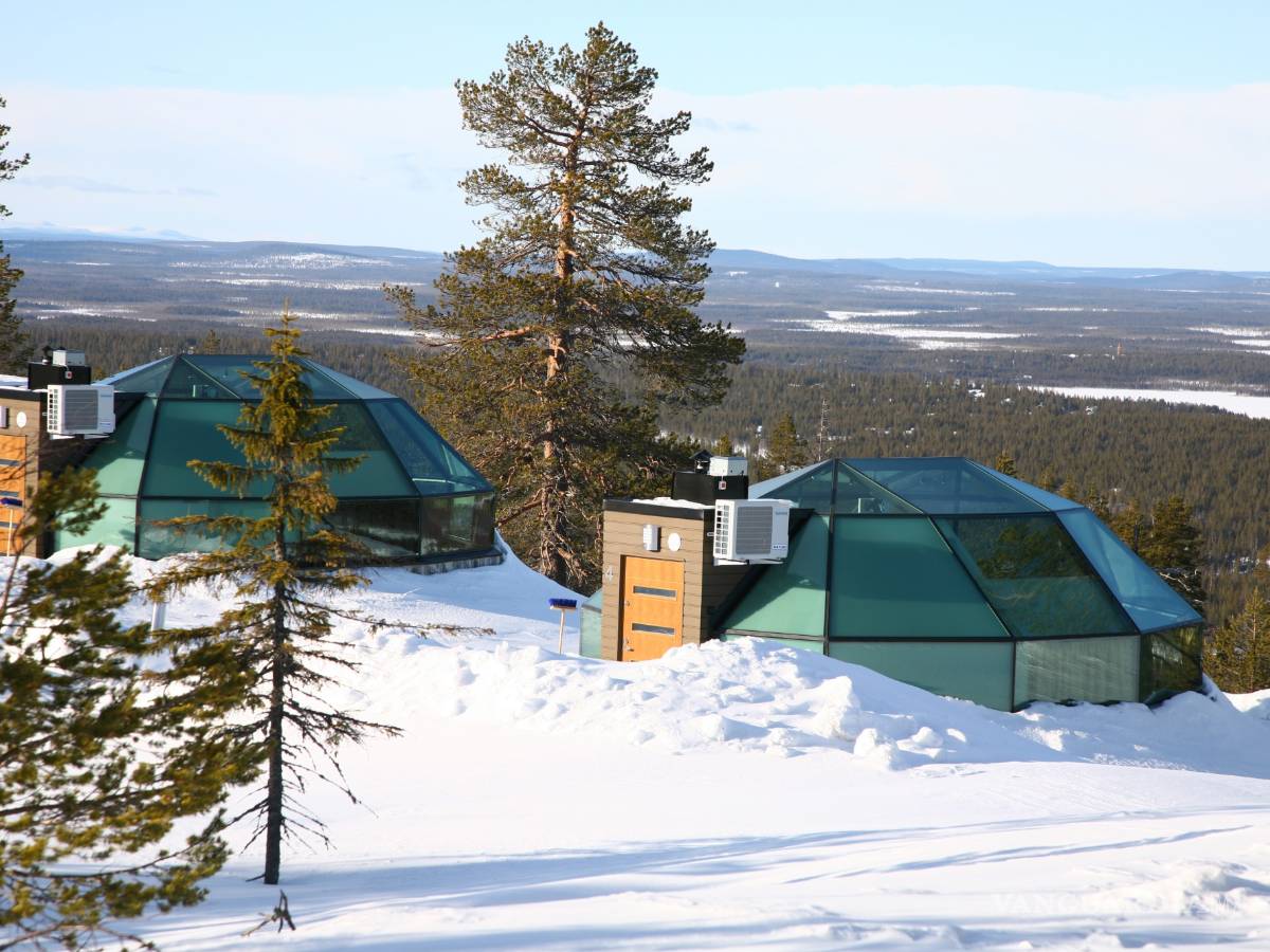 $!En Finlandia puedes ver las auroras boreales desde tu cuarto de hotel