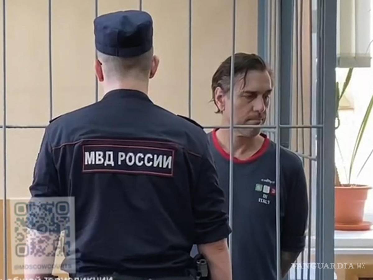 $!Michael Travis Leake fue condenado por cargos de drogas y sentenciado a 13 años de prisión en julio de 2024. Foto: AP/Khamovnichesky District Court