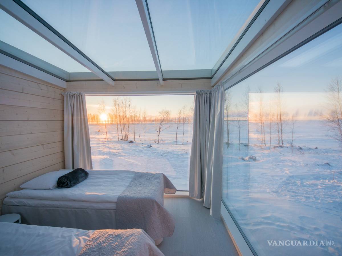 $!En Finlandia puedes ver las auroras boreales desde tu cuarto de hotel