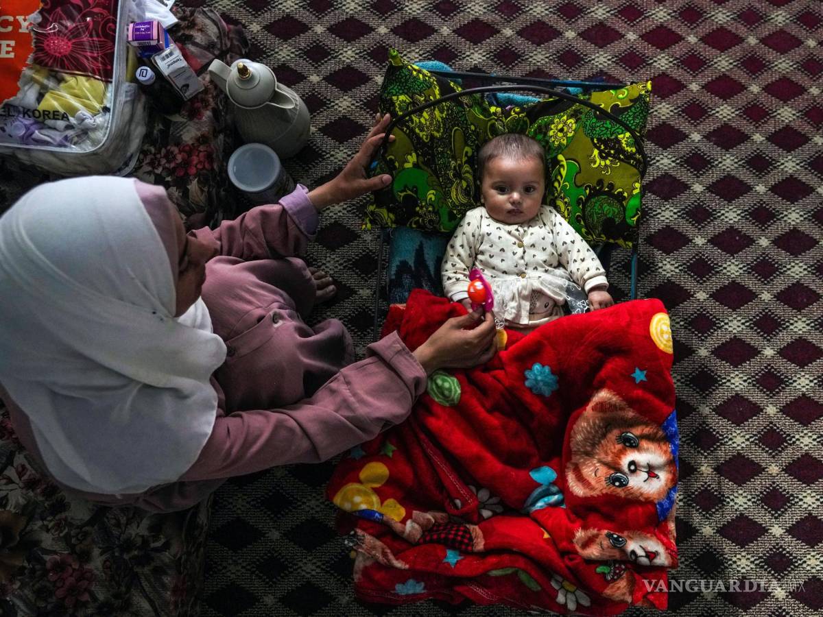 $!Las madres que dieron a luz en la Franja de Gaza ese día después de sus bebés de seis meses no han conocido más que una guerra brutal.