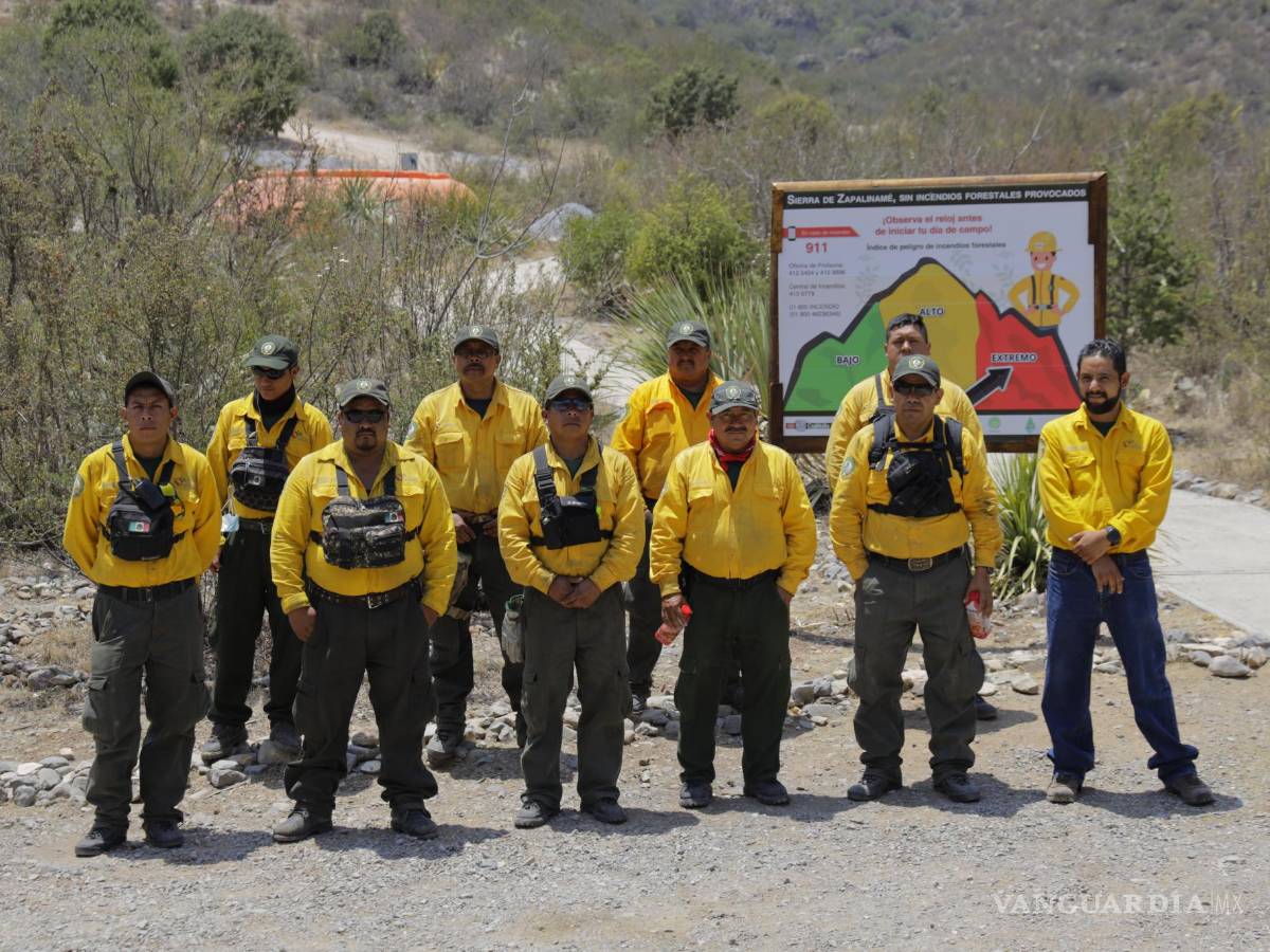$!El cuerpo de camisas amarillas, brigadistas en combate de incendios forestales.
