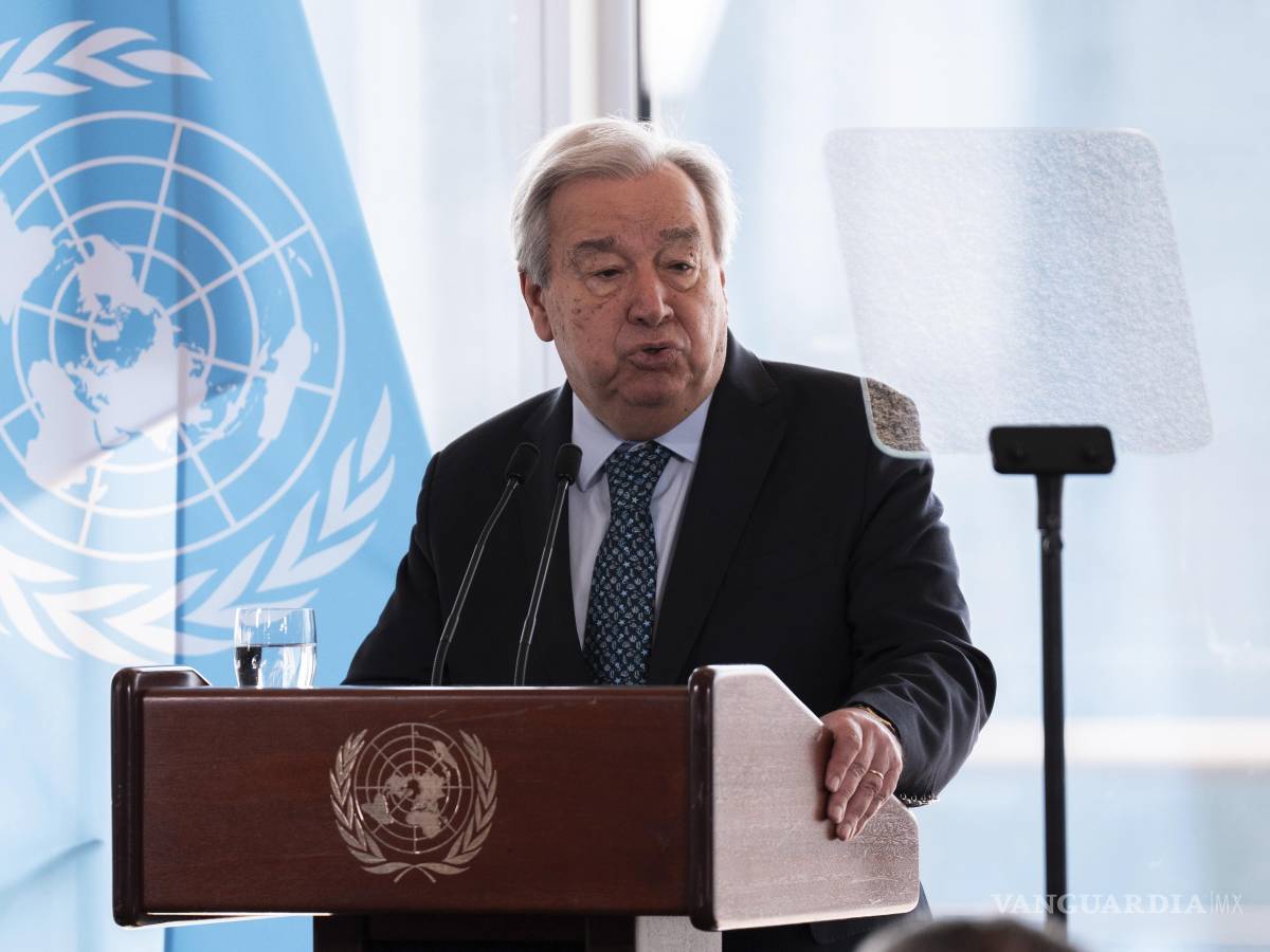 $!“Estoy totalmente convencido de que nunca en la historia de la humanidad seremos capaces de utilizar todo el petróleo y el gas que ya se descubrieron”, afirmó Antonio Guterres