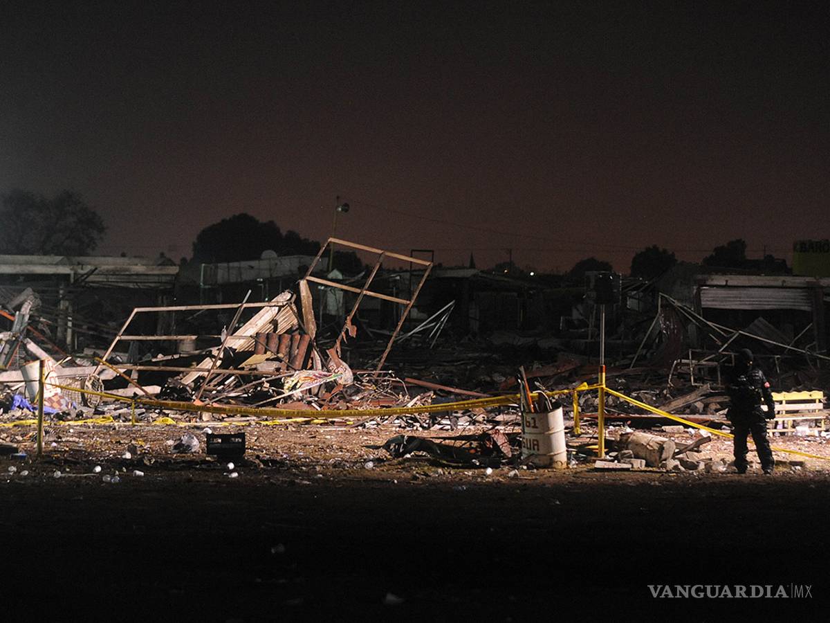 $!Las terribles imágenes que dejó la explosión en Tultepec