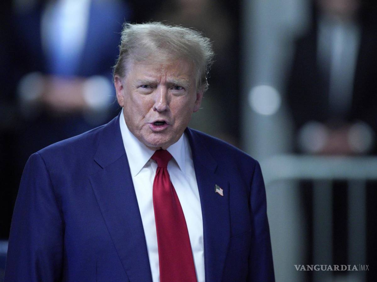 $!El expresidente Donald Trump comparó la acampada propalestina en el campus de la Universidad de Columbia con el asalto al Capitolio de 6 de enero de 2021.