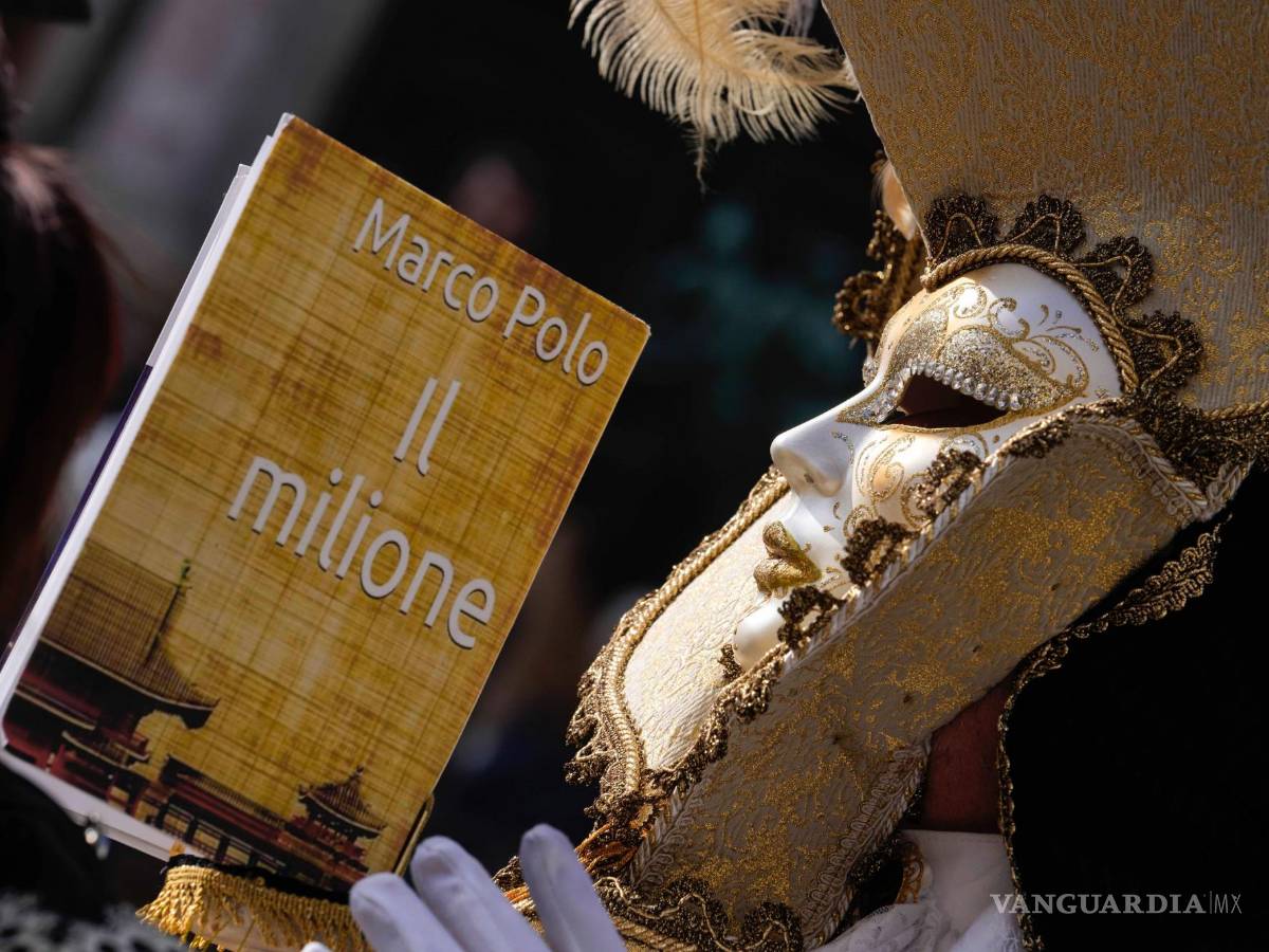 $!Venecia conmemora el 700 aniversario de la muerte de Marco Polo con un año de actos que comenzaron con un inicio del Carnaval.
