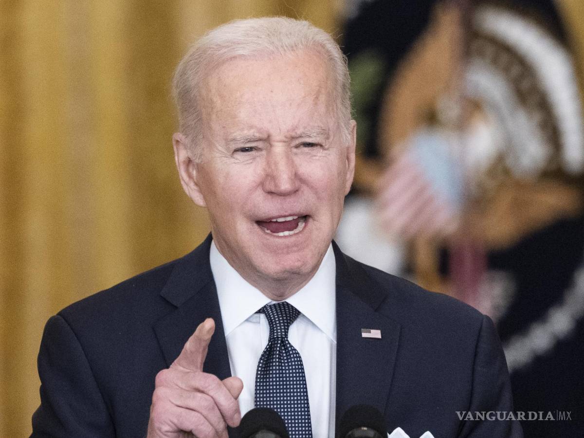 $!El presidente Joe Biden habla sobre Ucrania en la Casa Blanca. AP/Alex Brandon