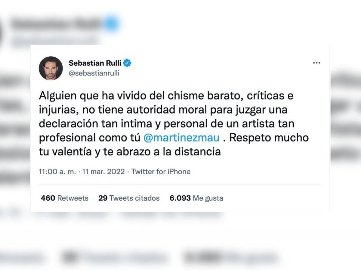 $!Rulli calificó a Paty Chapoy como una persona que ‘ha vivido del chisme barato’.