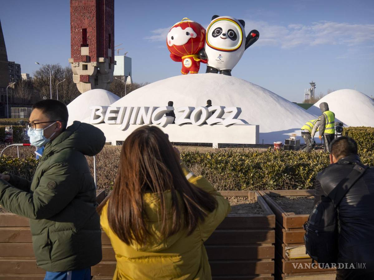 $!Los Juegos Olímpicos de Invierno de 2022 comenzarán el próximo 4 de febrero bajo estrictas medidas de prevención. FOTO: MARK SCHIEFELBEIN / AP