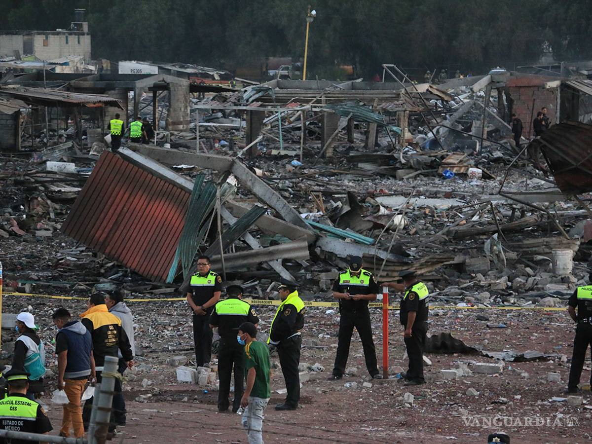 $!Las terribles imágenes que dejó la explosión en Tultepec