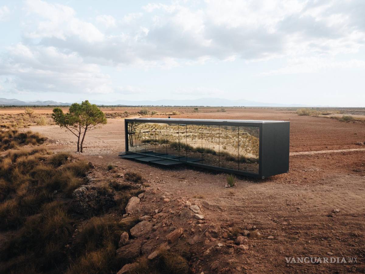 $!Vista exterior del District Hive en el desierto de Gorafe (Granada, España).