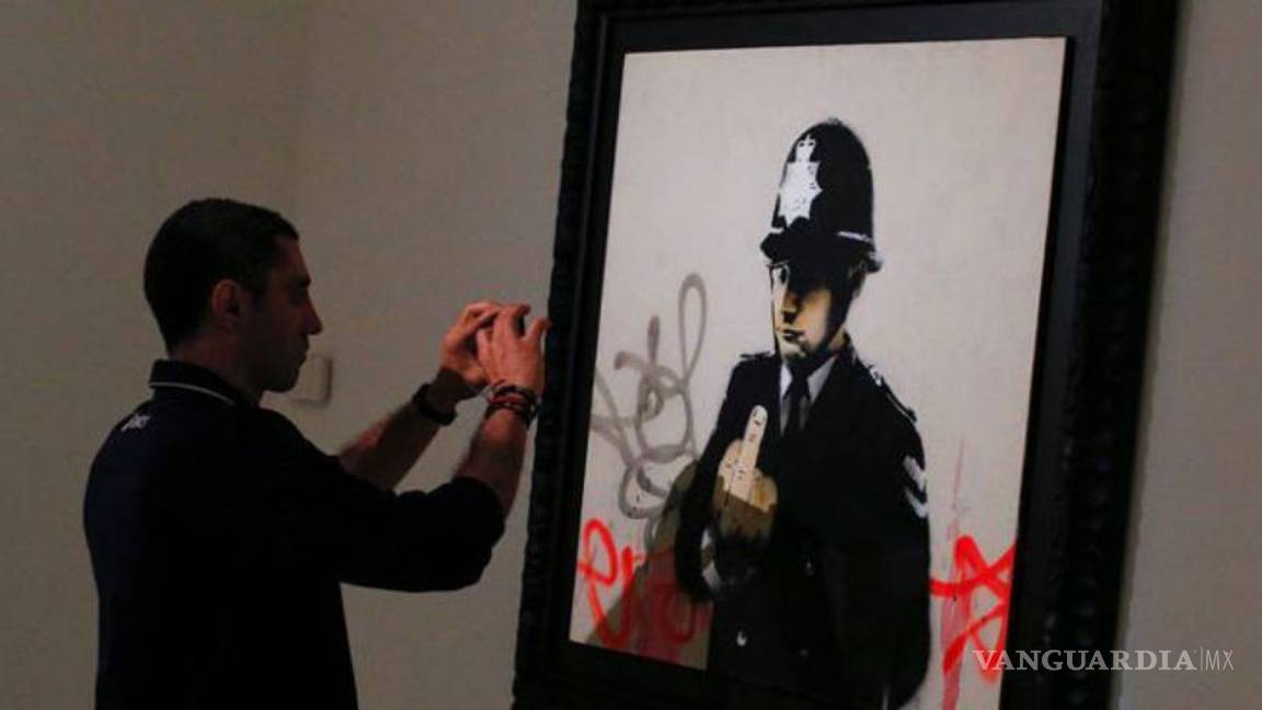 $!Inauguran en Roma la más grande muestra dedicada al grafitero Banksy