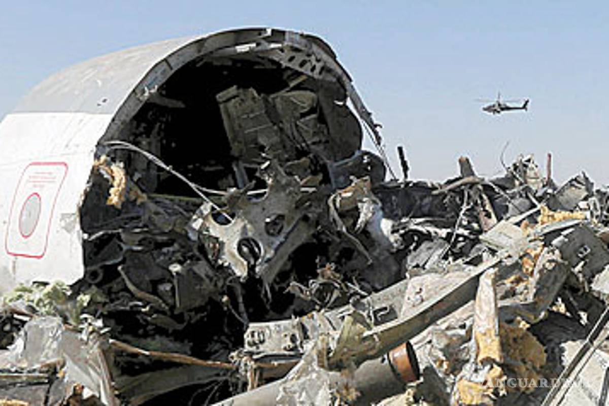 Dan por hecho uso de bomba en avión ruso