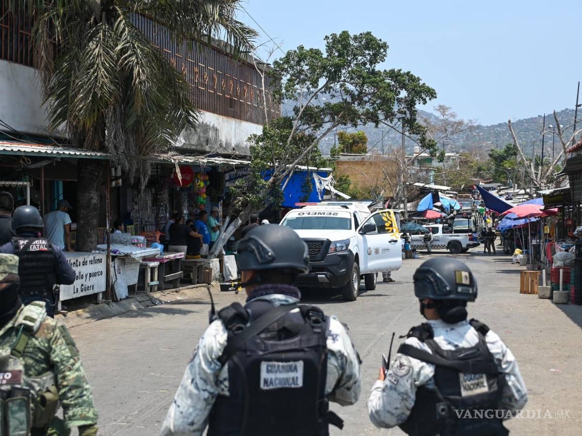 $!Desde noviembre, tras el paso del huracán “Otis”, al menos 10 mil elementos de la Guardia Nacional han sido desplegados.