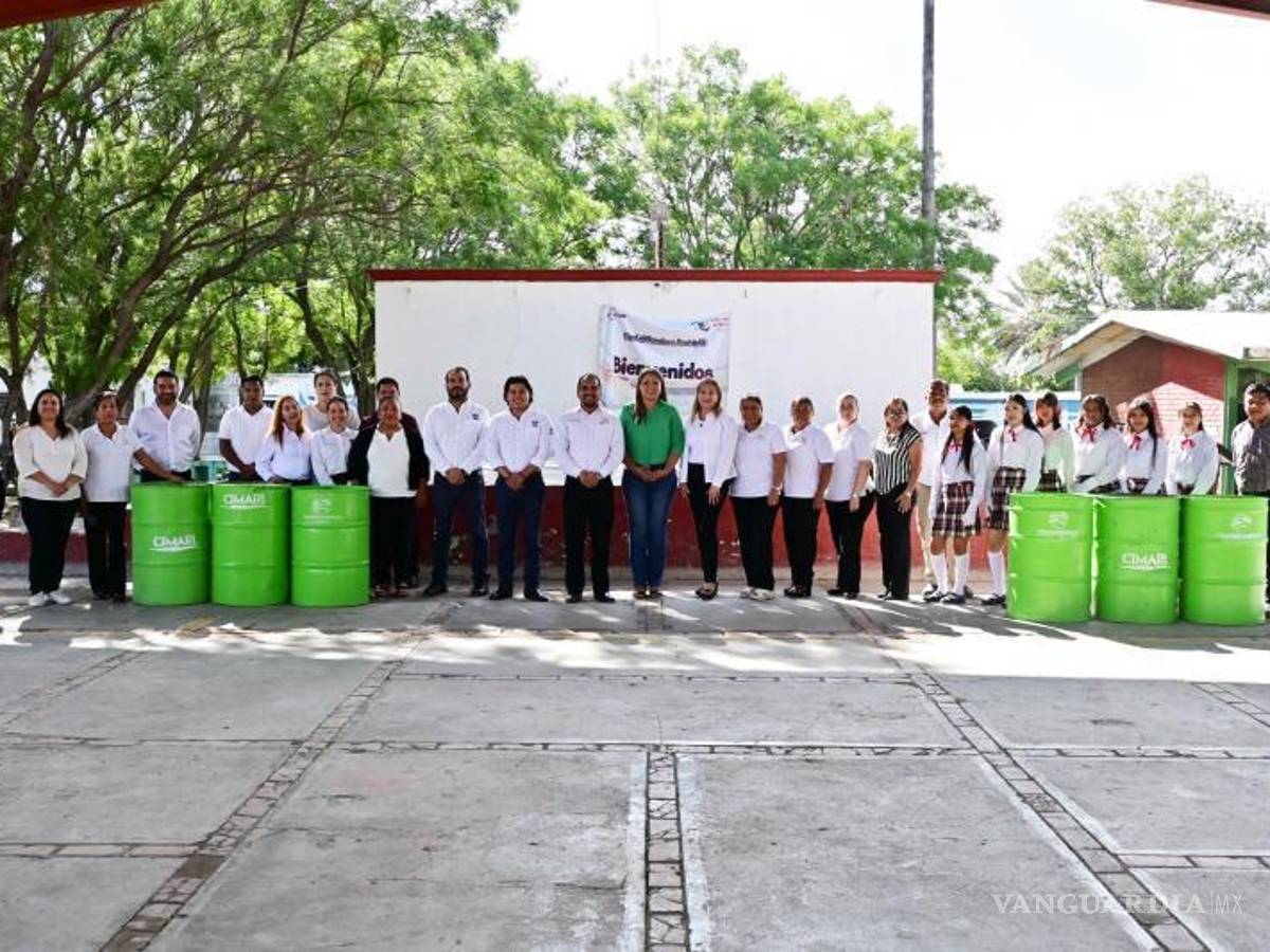 $!Los recipientes fueron donados por la empresa Tecnología Ambiental Especializada y distribuidos en instituciones educativas.