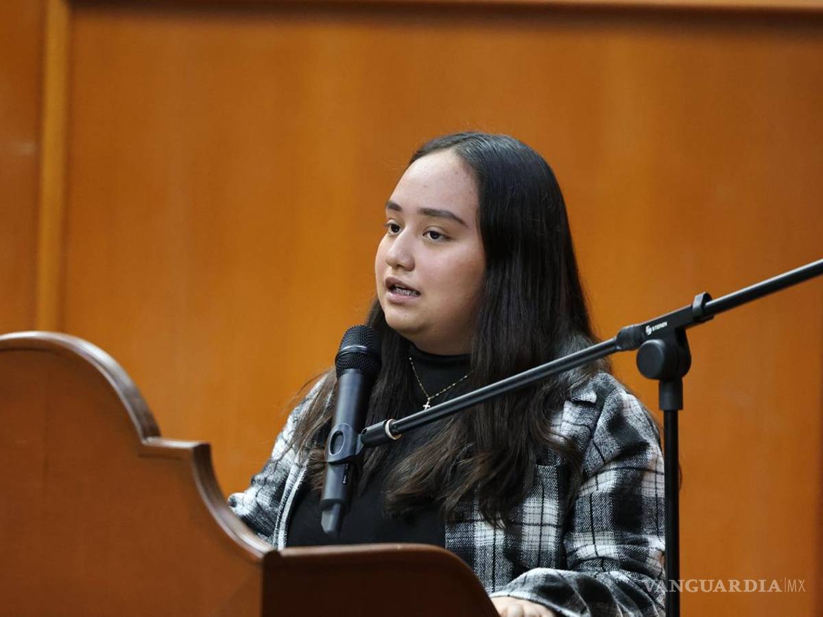 $!Karen Janeth Arriaga García compartió su experiencia y agradeció el aprendizaje adquirido.