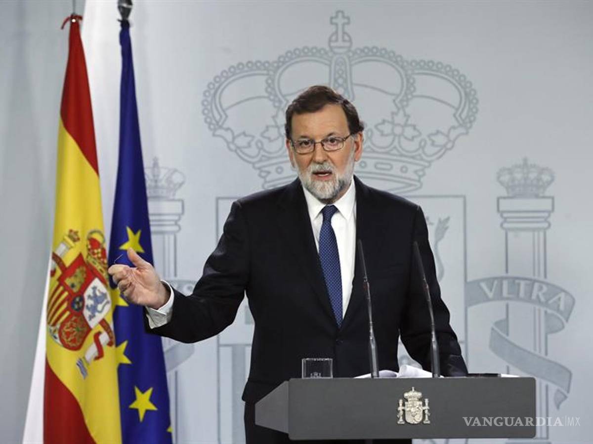 $!Defiende Mariano Rajoy su decisión de intervenir la autonomía de Cataluña