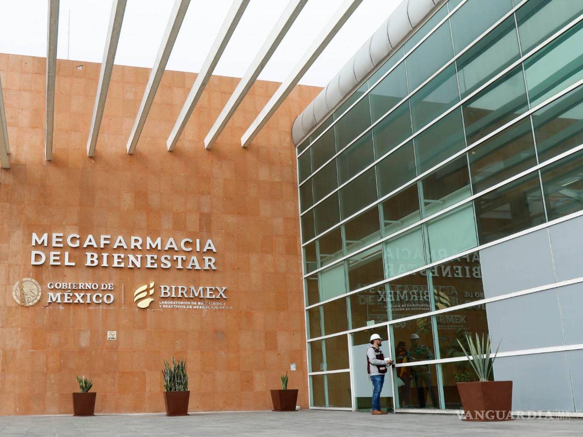 $!Fachada de la Megafarmacia del Bienestar. El IMSS no surtió 4 millones 527 mil 281 recetas a sus derechohabientes durante 2024.