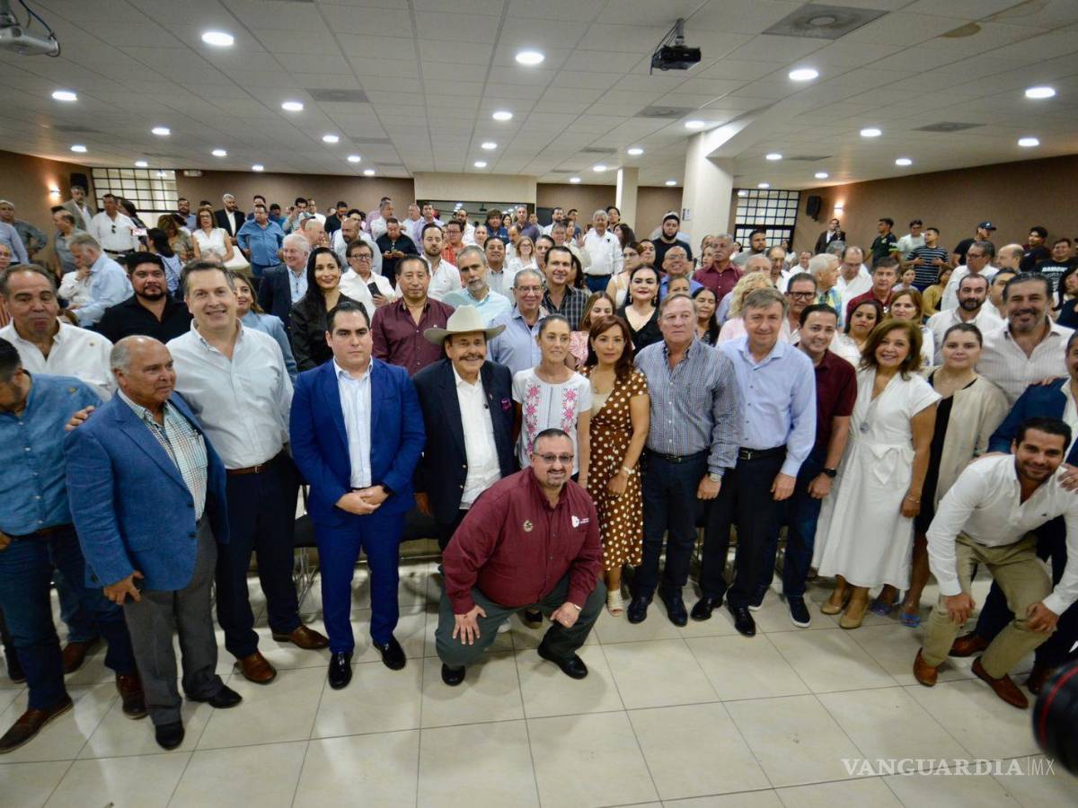 $!Claudia Sheinbaum fue bien recibida por sus correligionarios, y los empresarios invitados a la reunión.