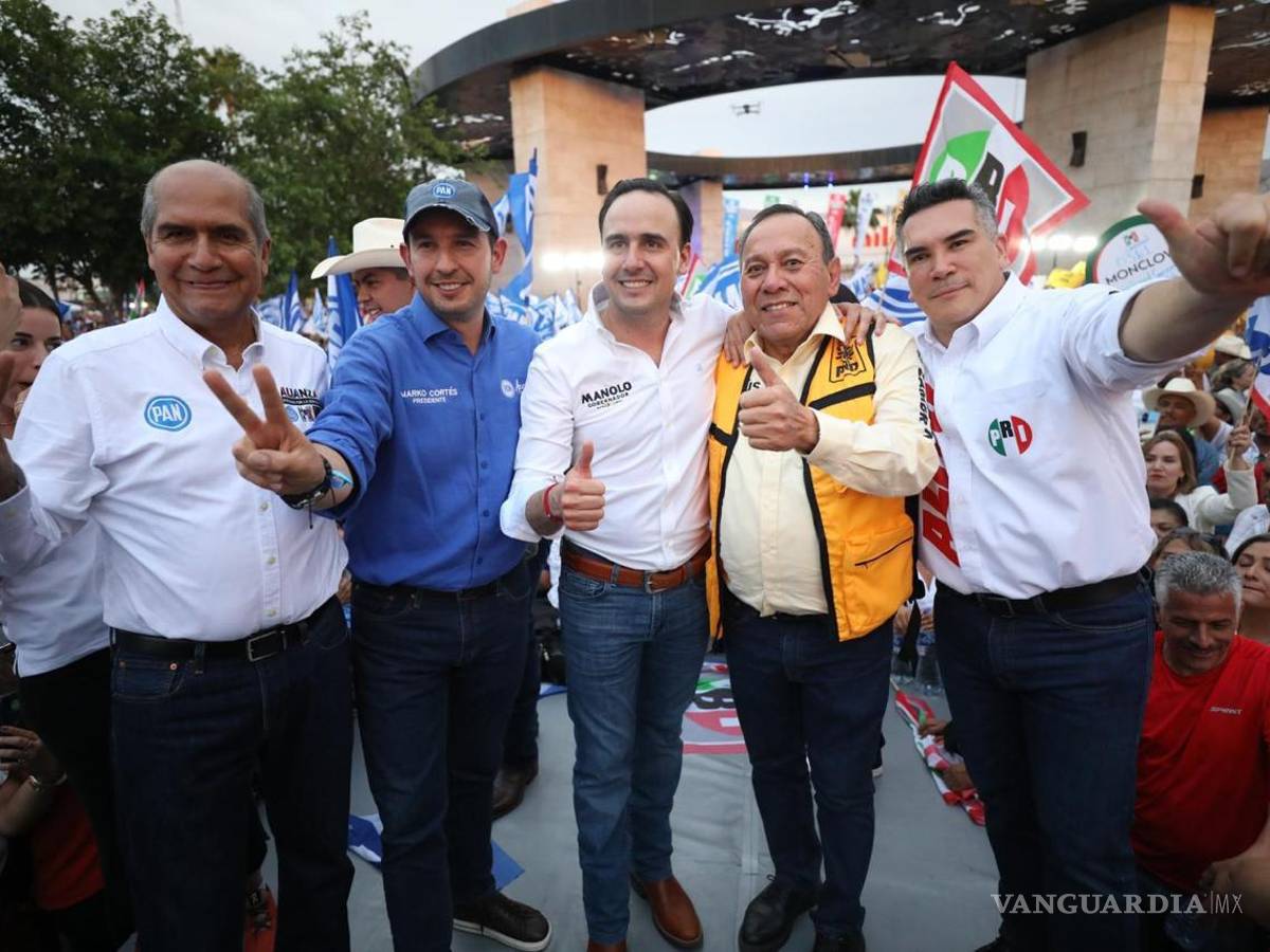 $!En su mensaje el candidato a gobernador destacó su compromiso por la realización de un parque industrial en Monclova para la llegada de empresas que generen empleos en esta zona.