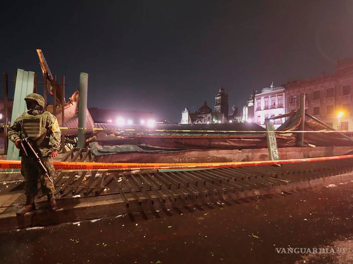 $!Tlaloc deja caer toda su furia contra el Templo Mayor con fuerte aguacero y granizada (fotos)