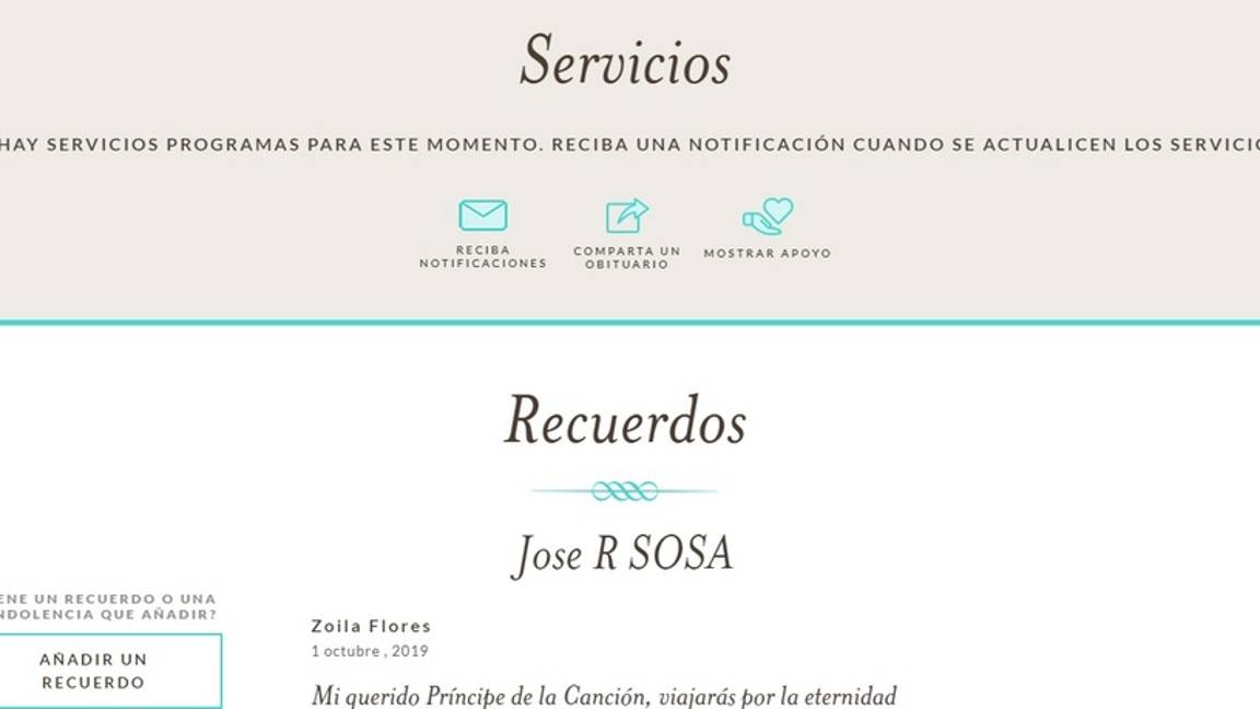 $!El cuerpo de José José ya lo están velando en la funeraria 'Caballero Rivero' en Westchester