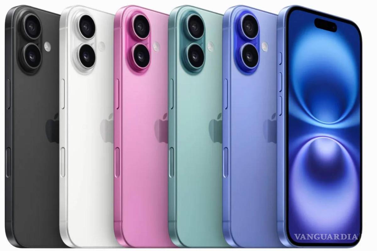 $!El iPhone 16 está en un precio desde los 20 mil pesos. FOTO: CORTESÍA