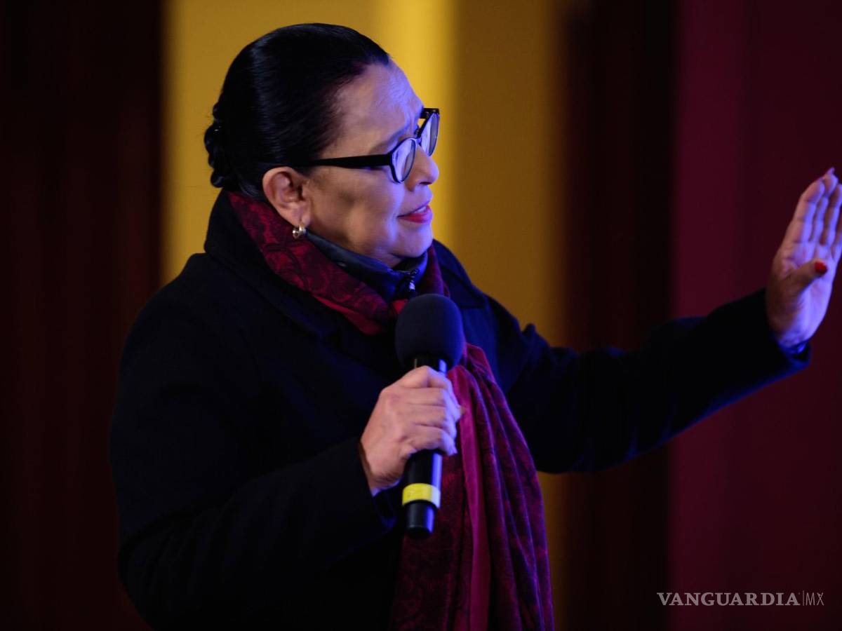 $!La titular de la SSPC presentó el informe sobre seguridad respecto al mes de enero | Foto: Cuartoscuro